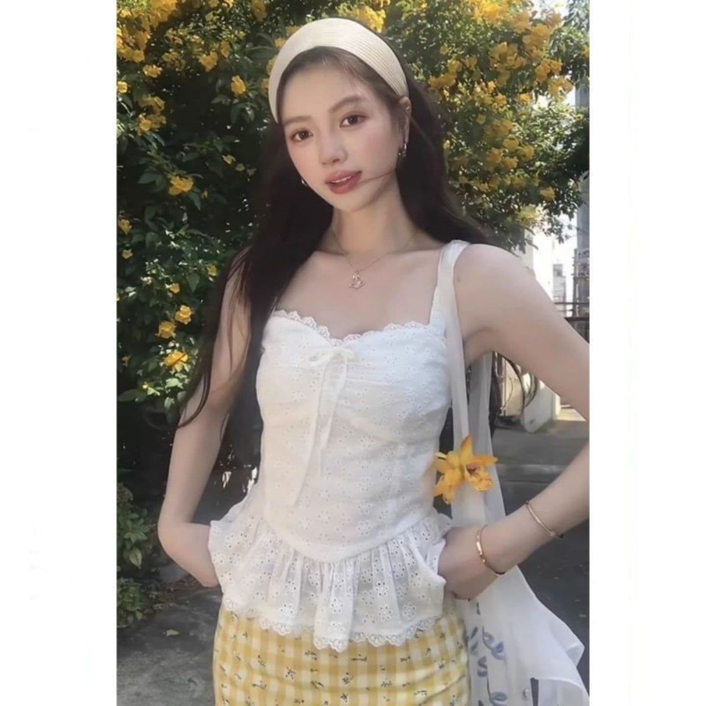 여름 새로운 외출용 순수한 욕망 바람 인사이드 가져 가라. 꼬집기 허리 레이스 민소매 맨위 여성