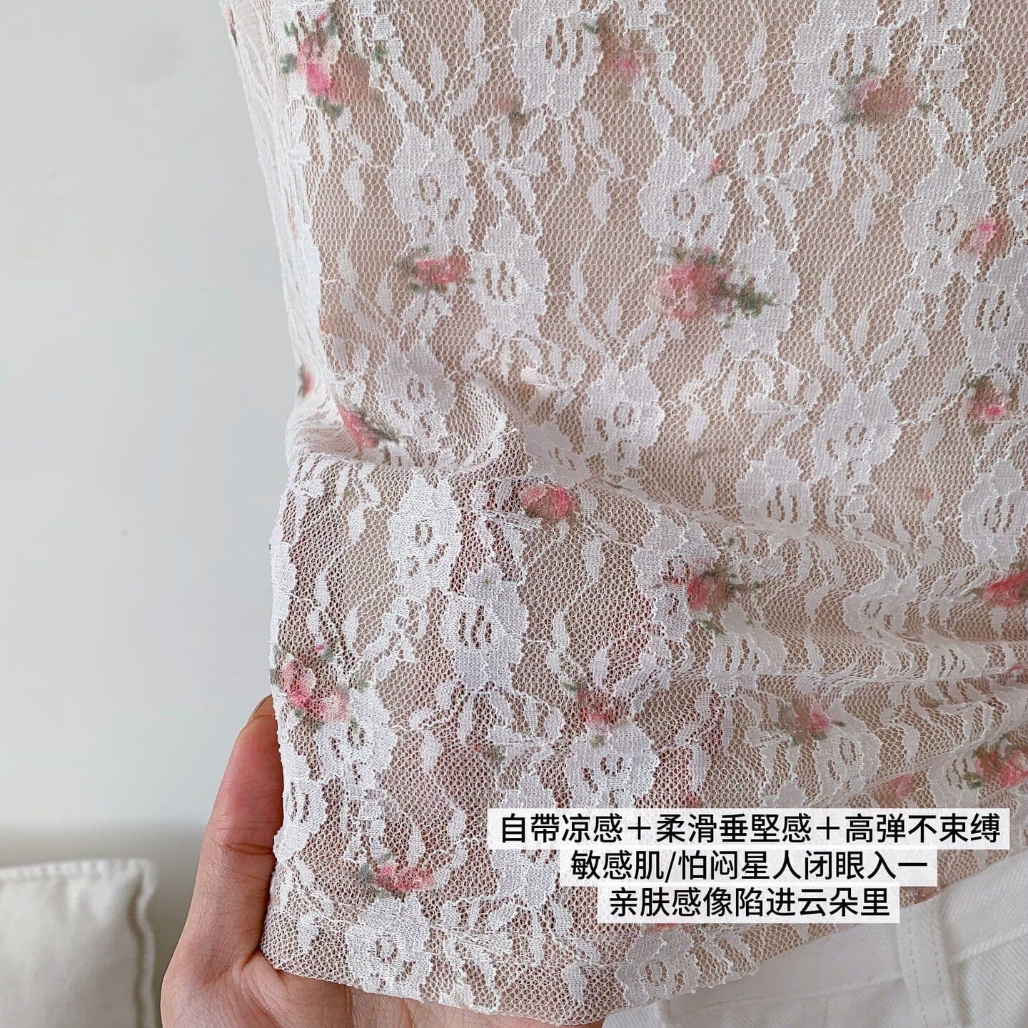 u 칼라 레이스 셔츠 반팔 티셔츠 여성 여름 몸매 가꾸기 달콤한 핫걸 아름다운 맨위 이미지 5