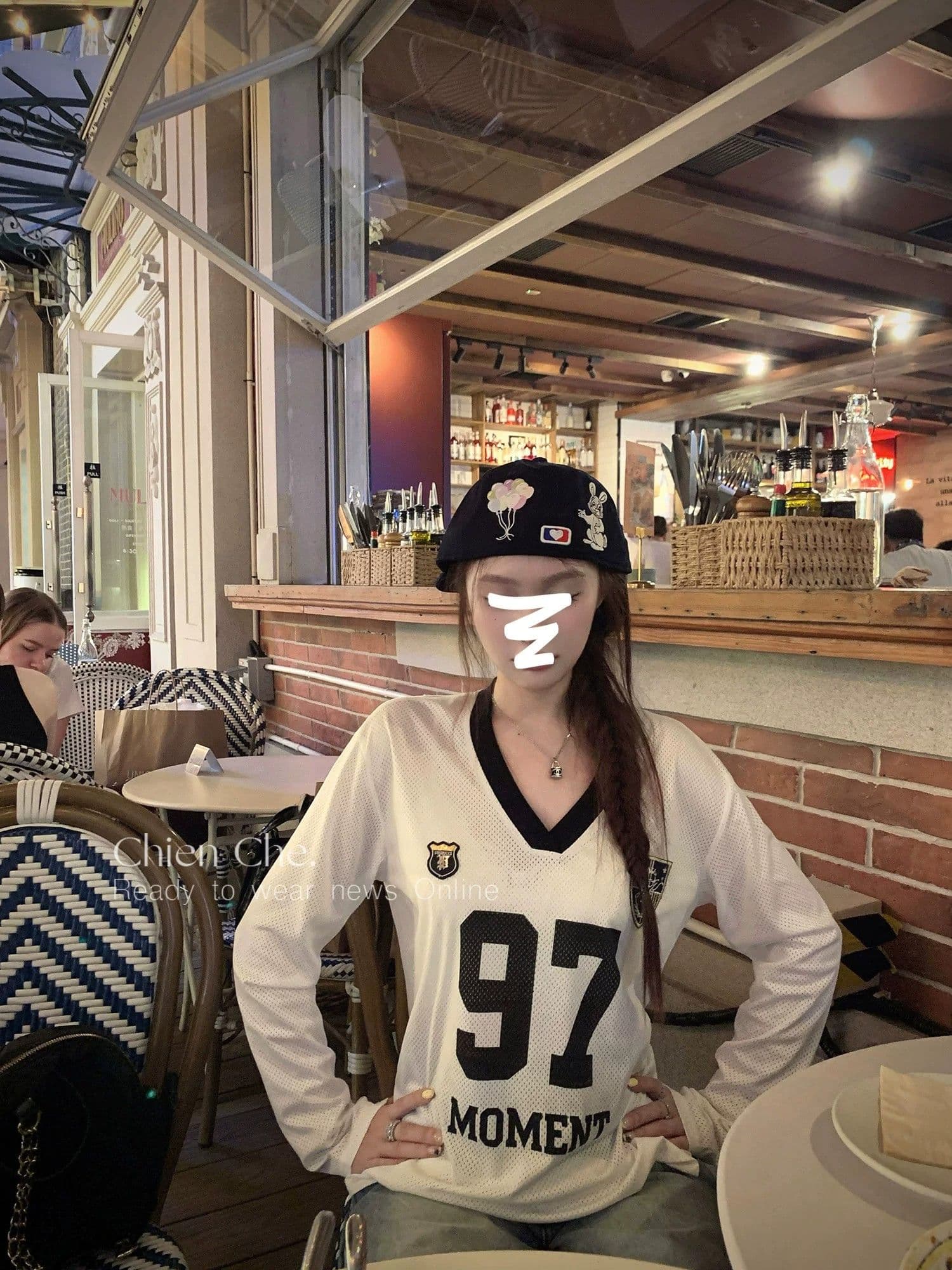 아메리칸 티셔츠 여름 인터넷 얼굴 통기성 루즈핏 긴팔 자외선 차단 블라우스 여성 상세 이미지 2