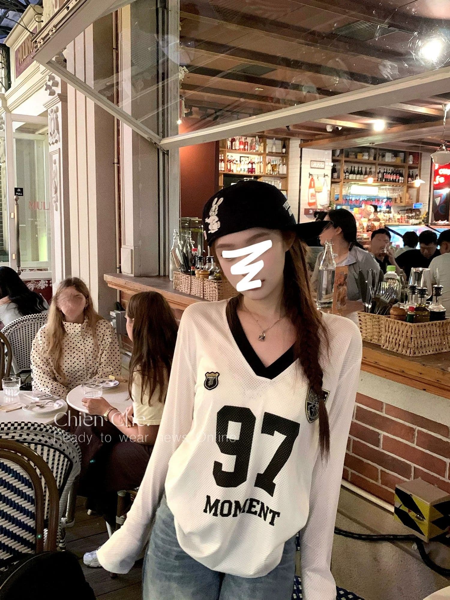 아메리칸 티셔츠 여름 인터넷 얼굴 통기성 루즈핏 긴팔 자외선 차단 블라우스 여성 상세 이미지 8