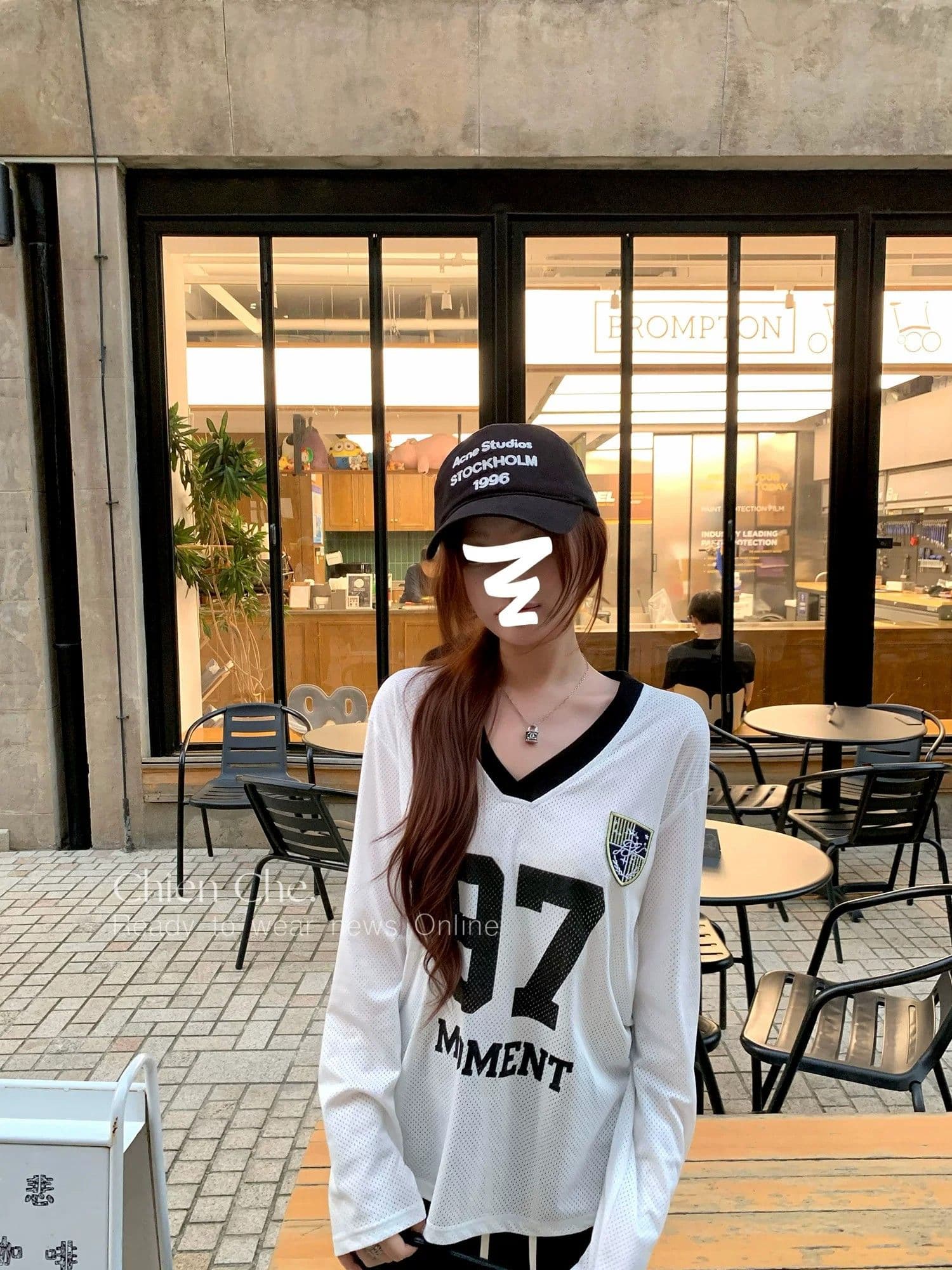 아메리칸 티셔츠 여름 인터넷 얼굴 통기성 루즈핏 긴팔 자외선 차단 블라우스 여성 상세 이미지 23