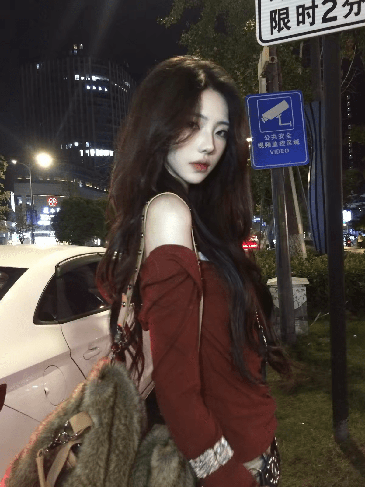 수공 비즈 한 부서 페이크 레이어드 긴팔 디자인 센스 맨위 상세 이미지 4