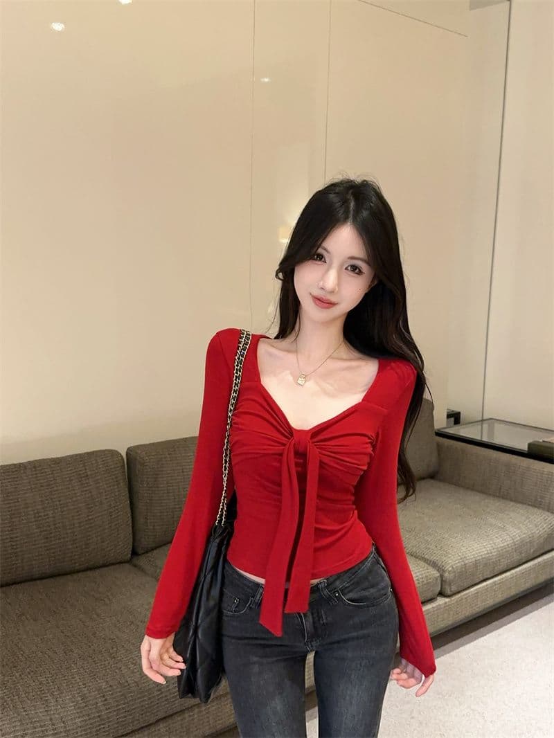 한국 스타일 화이트 긴팔 오픈 가디건 캐미솔 두 조각 여성 세트 여름 새로운 몸매 가꾸기 슬림해 보이는 맨위 세트 여성 상세 이미지 4