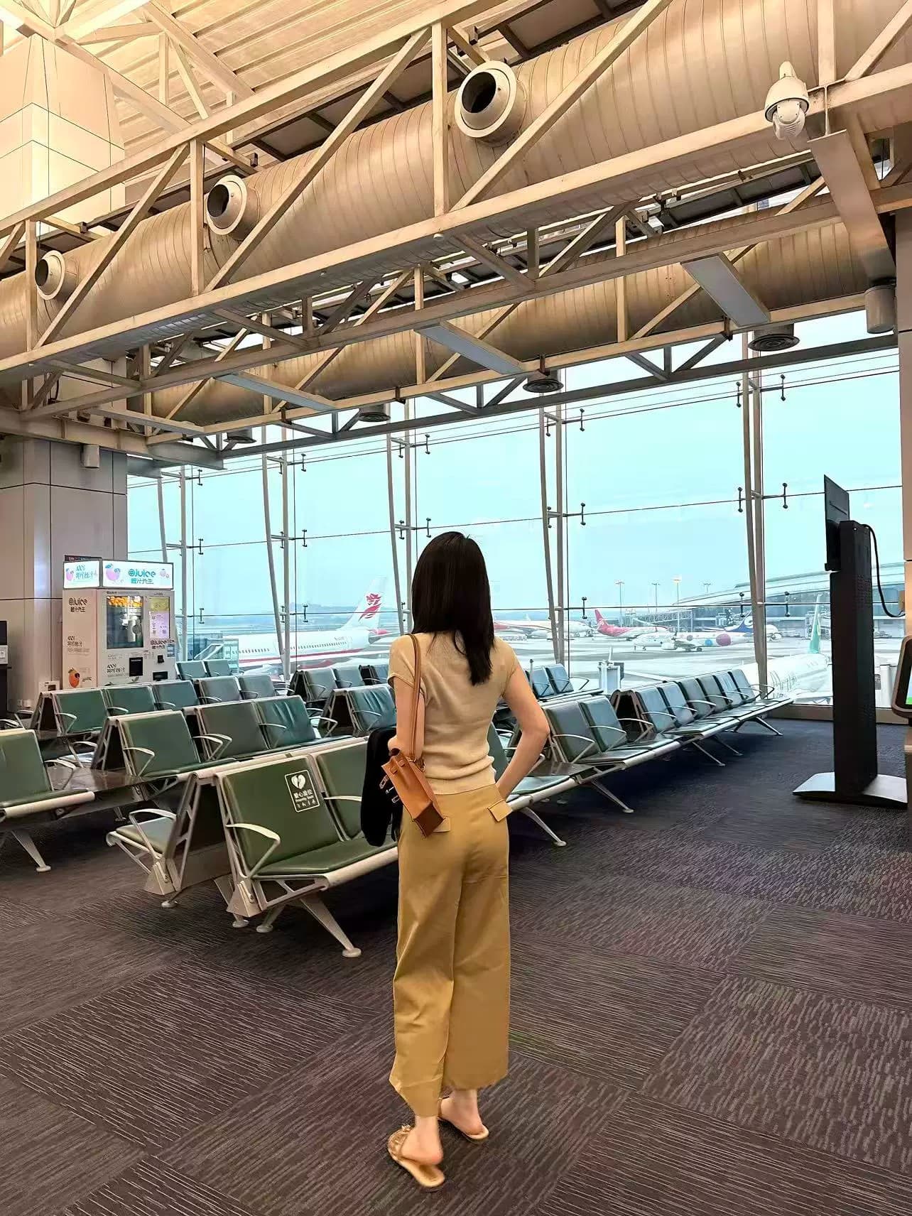 여름 오래된 돈 바람 배 종류 슬림해 보이는 표지 넓적 다리 스트레이트 9 포인트 출퇴근 캐주얼 바지 상세 이미지 10