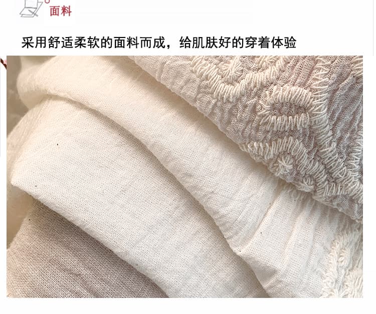 실사 얇은 스타일 자수 외부 가져 가라. 자외선 차단 망토 여성 코트 여름 새로운 빅 사이즈 루즈핏 오픈 가디건 슬립 투피스 세트 상세 이미지 6