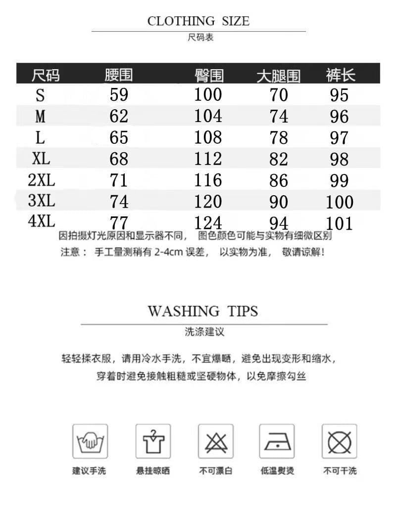 워싱 순면 여름 얇은 스타일 하이웨이스트 9 포인트 디자인 센스 워크웨어 팬츠 빅 사이즈 루즈핏 캐주얼 바지 상세 이미지 1