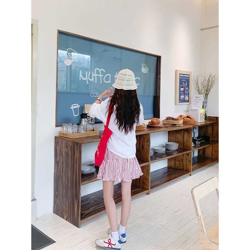 65 면 눈꽃 면 한 부서 화이트 얇은 스타일 긴팔 티셔츠 여성 여름 새로운 루즈핏 자외선 차단 블라우스 맨위 상세 이미지 6