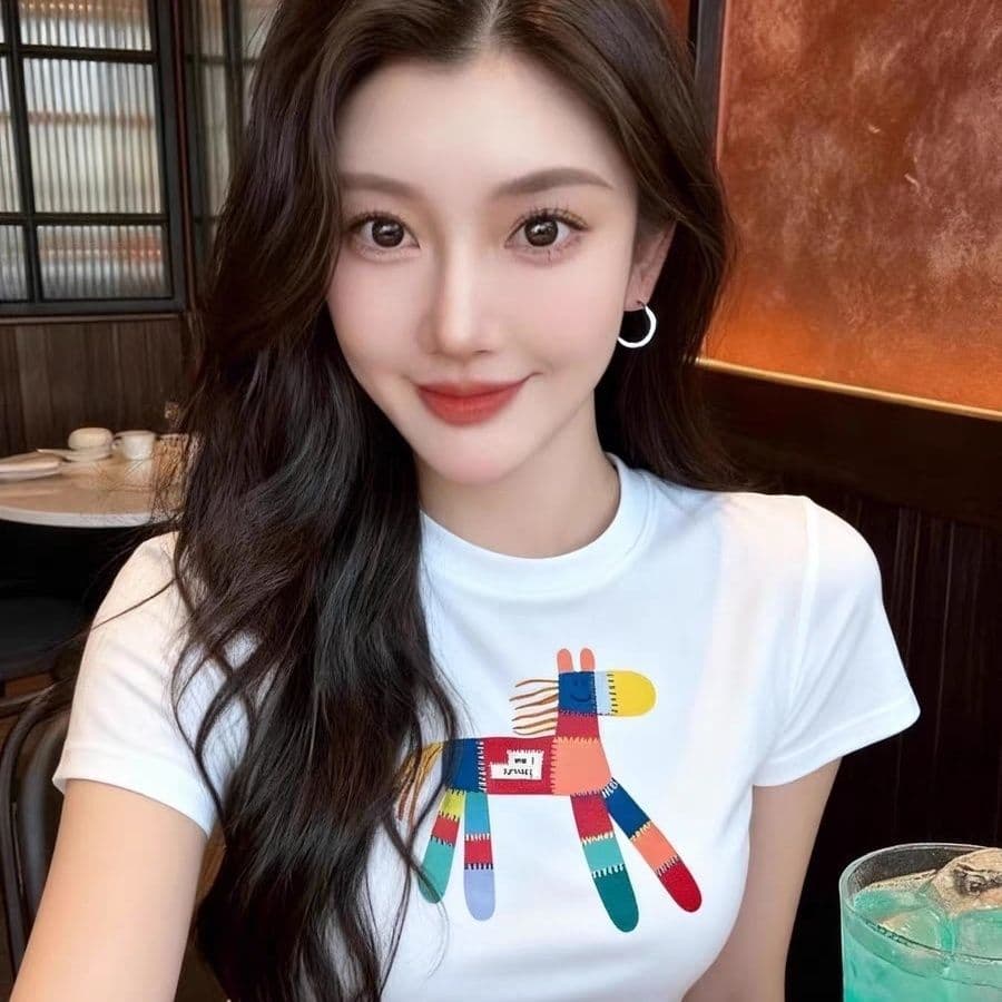 95 폴리에스터 2026 새로운 긍정적 인 어깨 일반 반팔 높은 탄력성 여름 몸매 가꾸기 슬림해 보이는 외국 가스 다용도 맨위 상세 이미지 3
