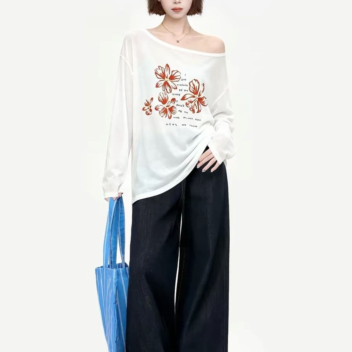 65 면 눈꽃 면 긴팔 티셔츠 여성 새로운 2026 여름 자외선 차단 의류 루즈핏 Tulle 블라우스 외부 잡아라. 의류 이미지 2