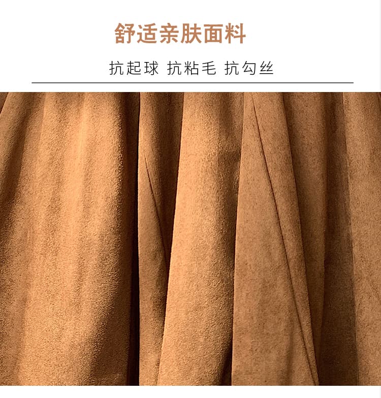 실사 가을 새로운 한 부서 디자인 센스 패치워크 반신 스커트 한 마디 빅 플레어 스커트 달콤함 프릴 인어 꼬리 상세 이미지 9