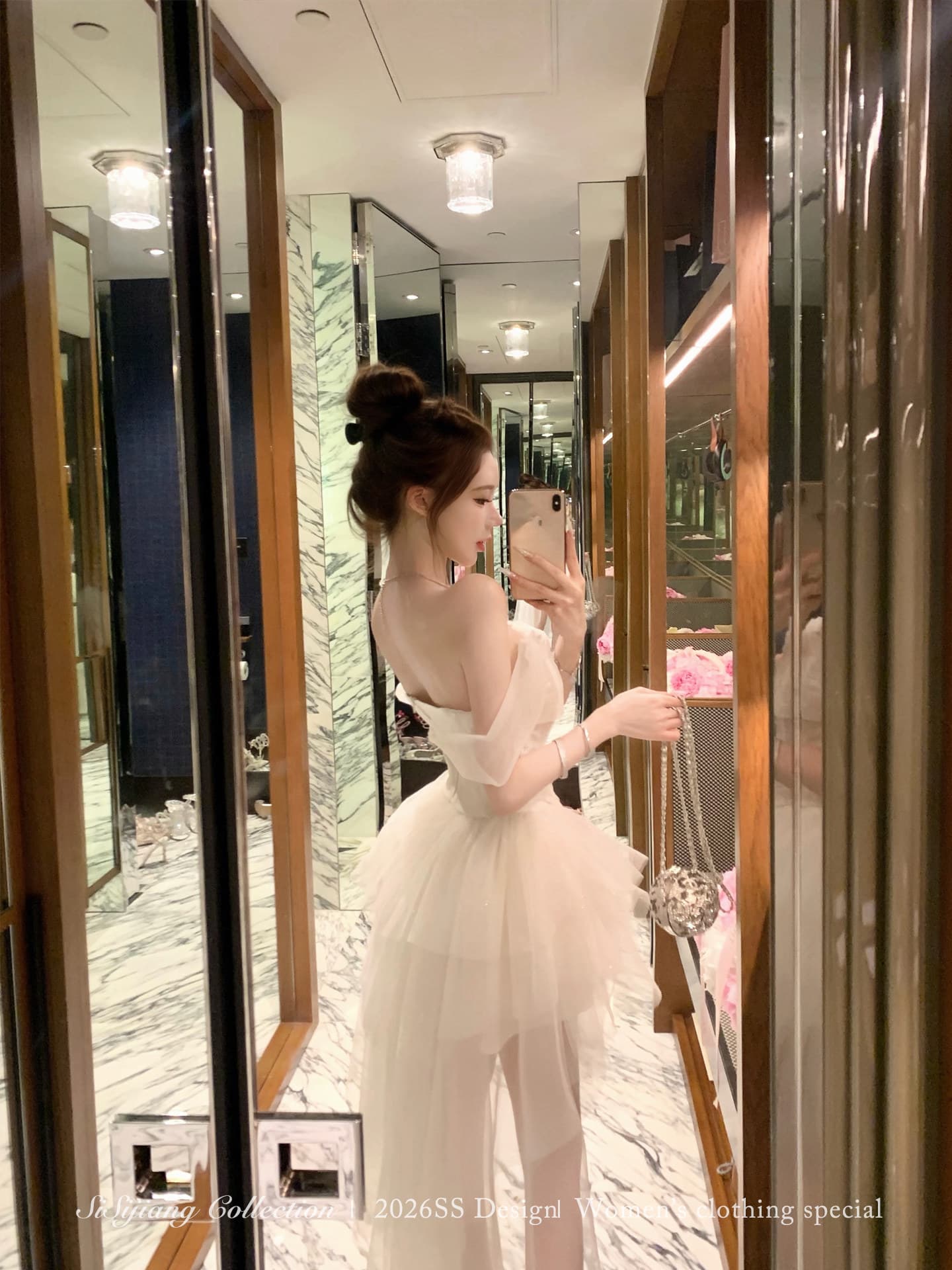 sisi jiang5 13 20 00 9.5 접기 서있는 마이너스 15 나비 꿈 안개 실 이미지 2