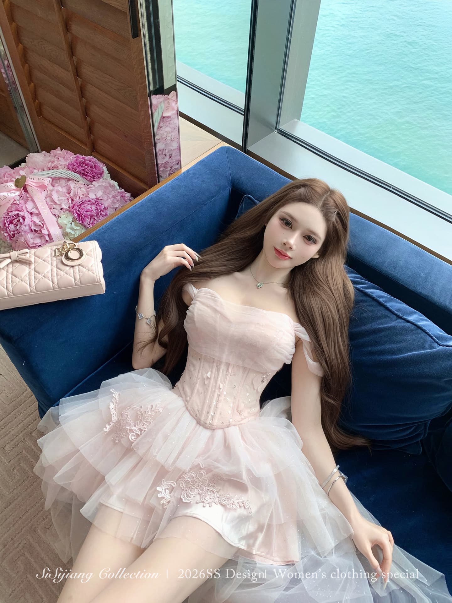 sisi jiang5 13 20 00 9.5 접기 서있는 마이너스 15 나비 꿈 안개 실 상세 이미지 46