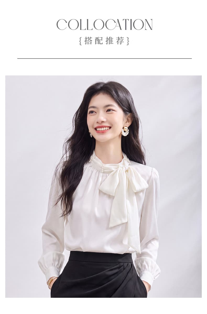 있음 선적 실사 2026 가을 새로운 한국 스타일 다용도 긴팔 캐주얼 셔츠 여성 셔츠 가을 상세 이미지 5