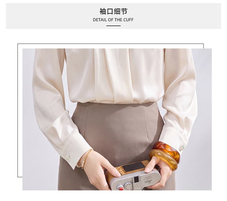 있음 선적 실사 2026 가을 새로운 한국 스타일 다용도 긴팔 캐주얼 셔츠 여성 셔츠 상세 이미지 12
