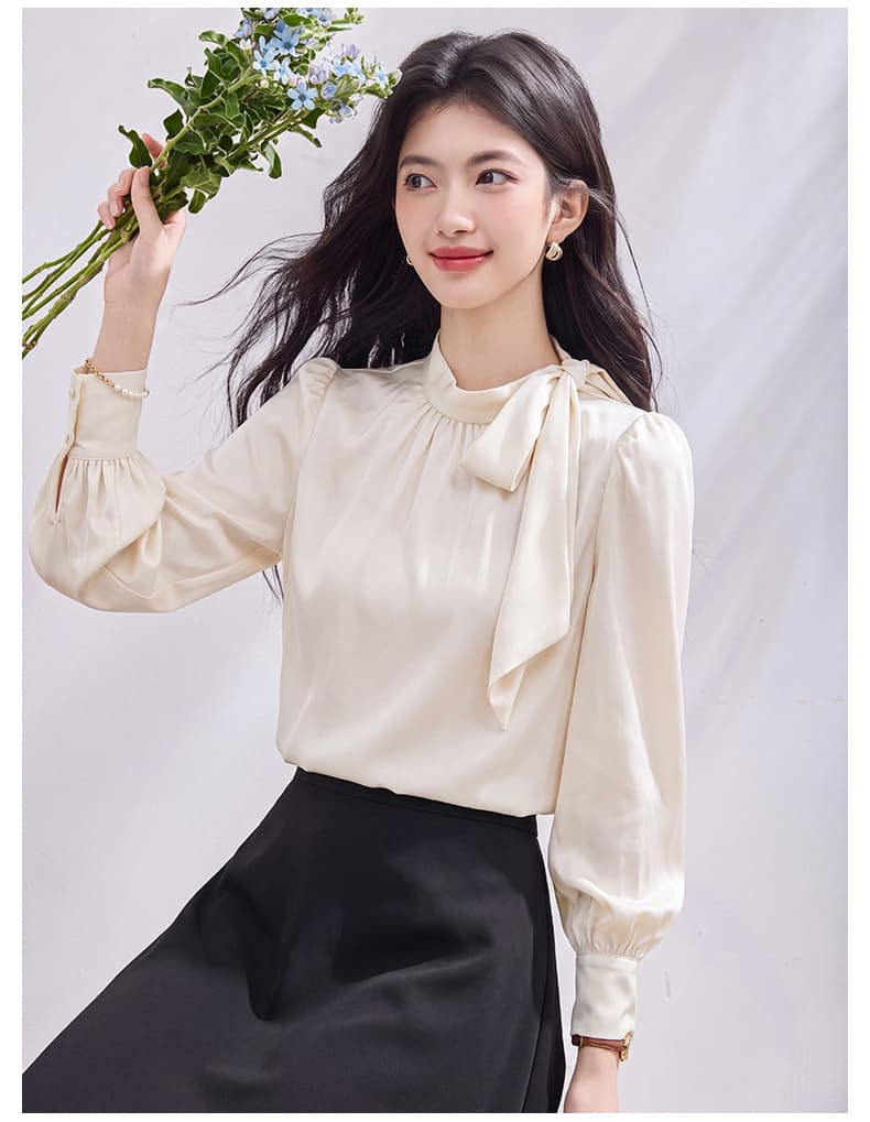 있음 선적 실사 2026 가을 새로운 한국 스타일 다용도 긴팔 캐주얼 셔츠 여성 셔츠 상세 이미지 19