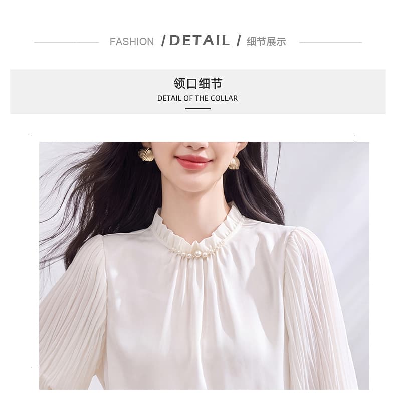 있음 선적 실사 2026 가을 새로운 한국 스타일 다용도 긴팔 캐주얼 셔츠 여성 셔츠 상세 이미지 11