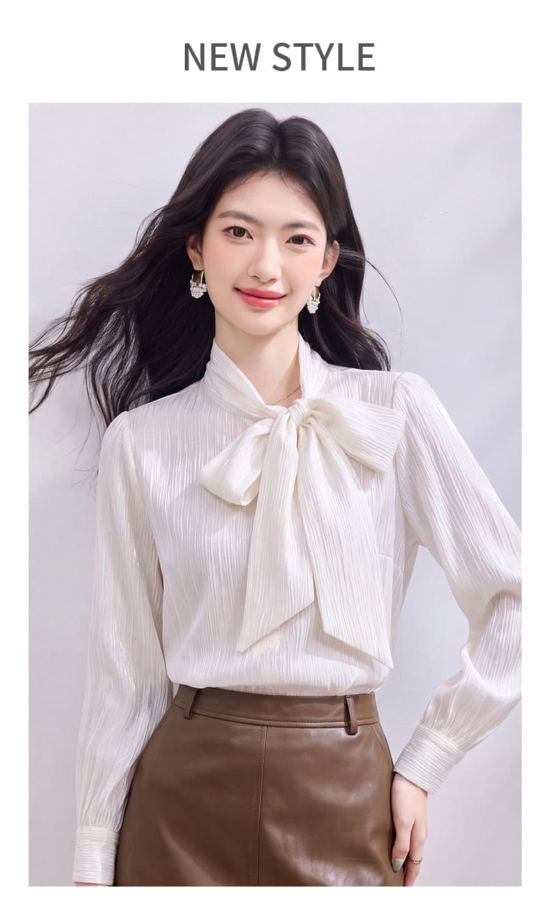 있음 선적 실사 2026 가을 새로운 한국 스타일 다용도 긴팔 캐주얼 셔츠 여성 셔츠 상세 이미지 1
