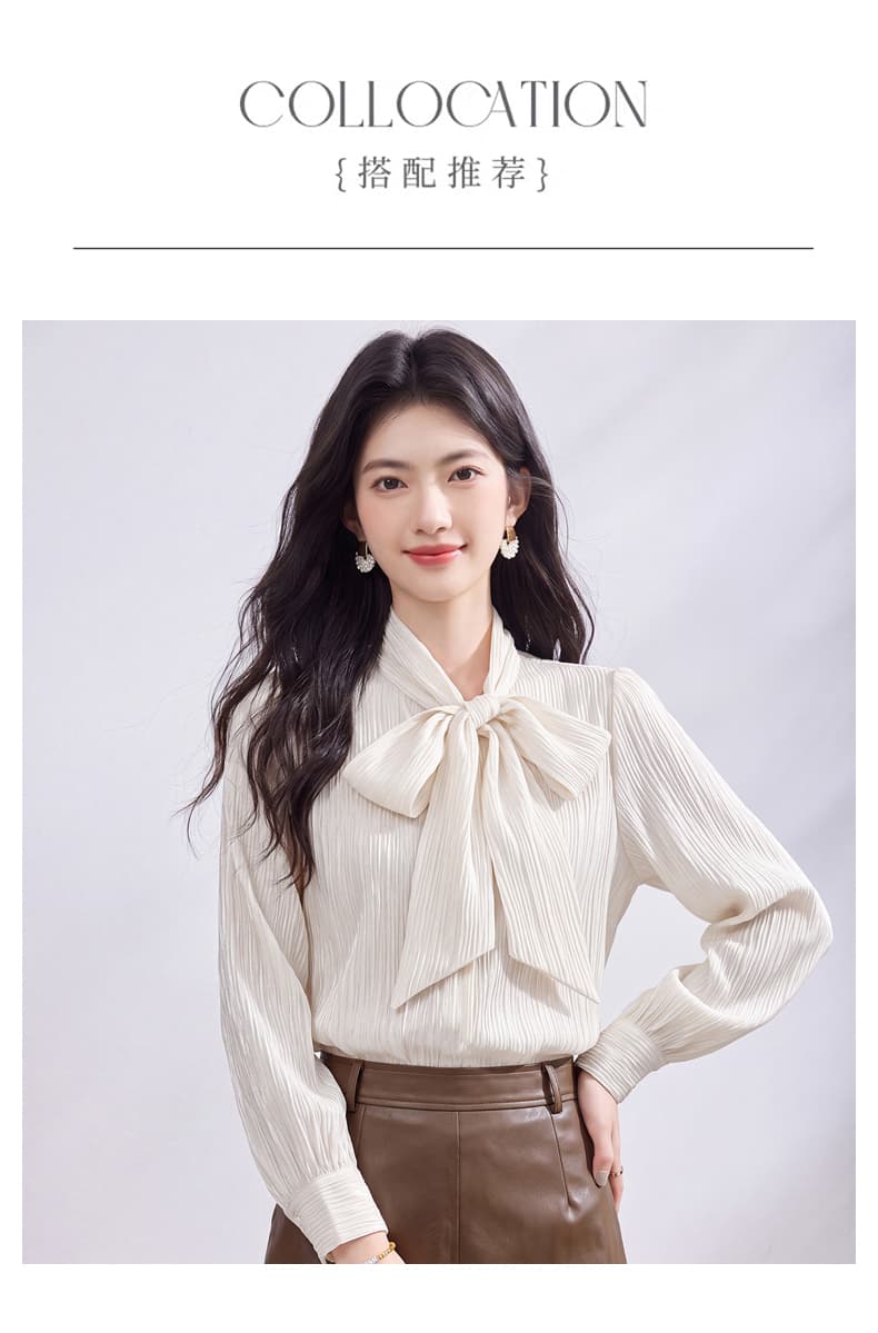 있음 선적 실사 2026 가을 새로운 한국 스타일 다용도 긴팔 캐주얼 셔츠 여성 셔츠 상세 이미지 5