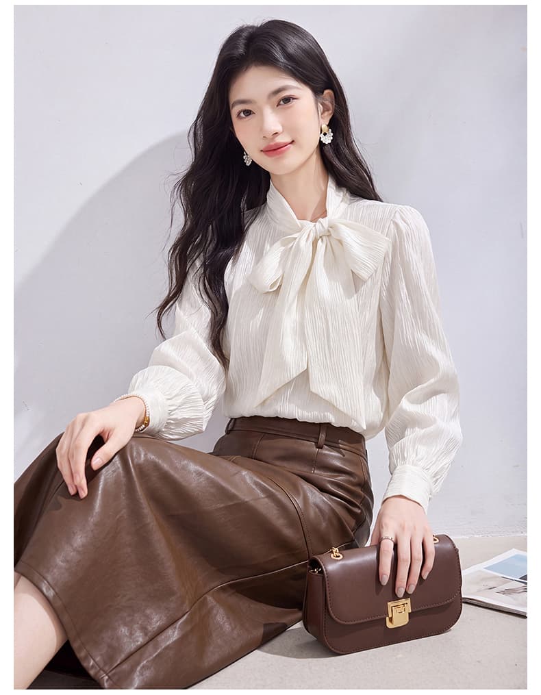 있음 선적 실사 2026 가을 새로운 한국 스타일 다용도 긴팔 캐주얼 셔츠 여성 셔츠 상세 이미지 21