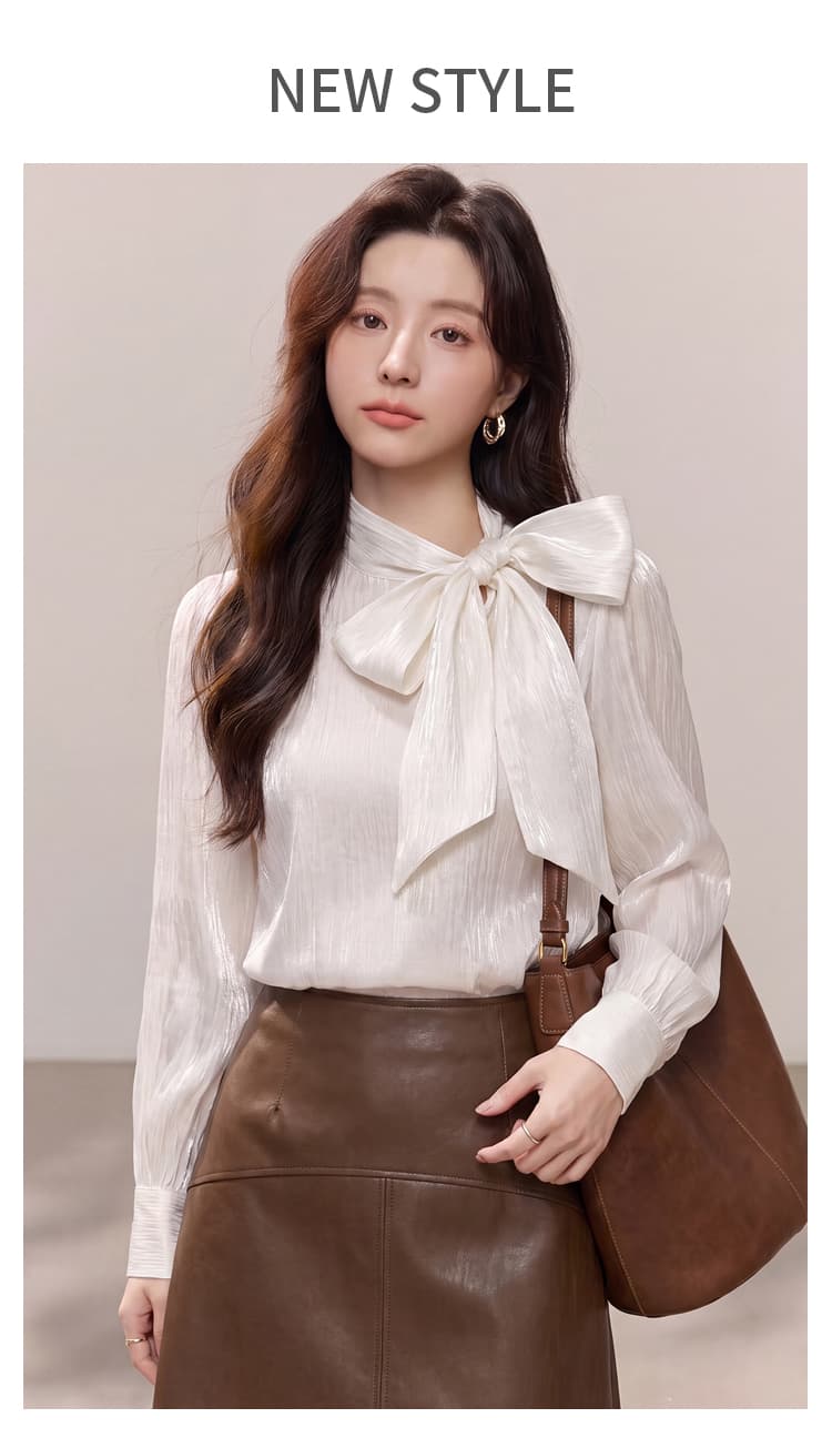 있음 선적 실사 2026 가을 새로운 한국 스타일 다용도 긴팔 캐주얼 셔츠 여성 셔츠 상세 이미지 1