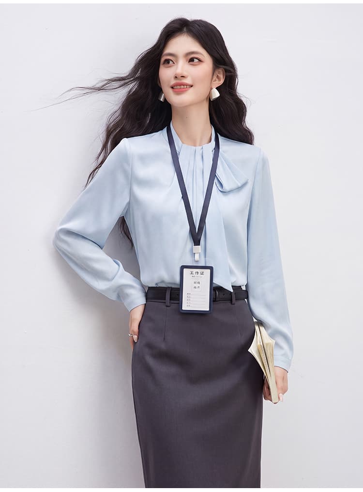 있음 선적 실사 2026 가을 새로운 한국 스타일 다용도 긴팔 캐주얼 셔츠 여성 셔츠 상세 이미지 16