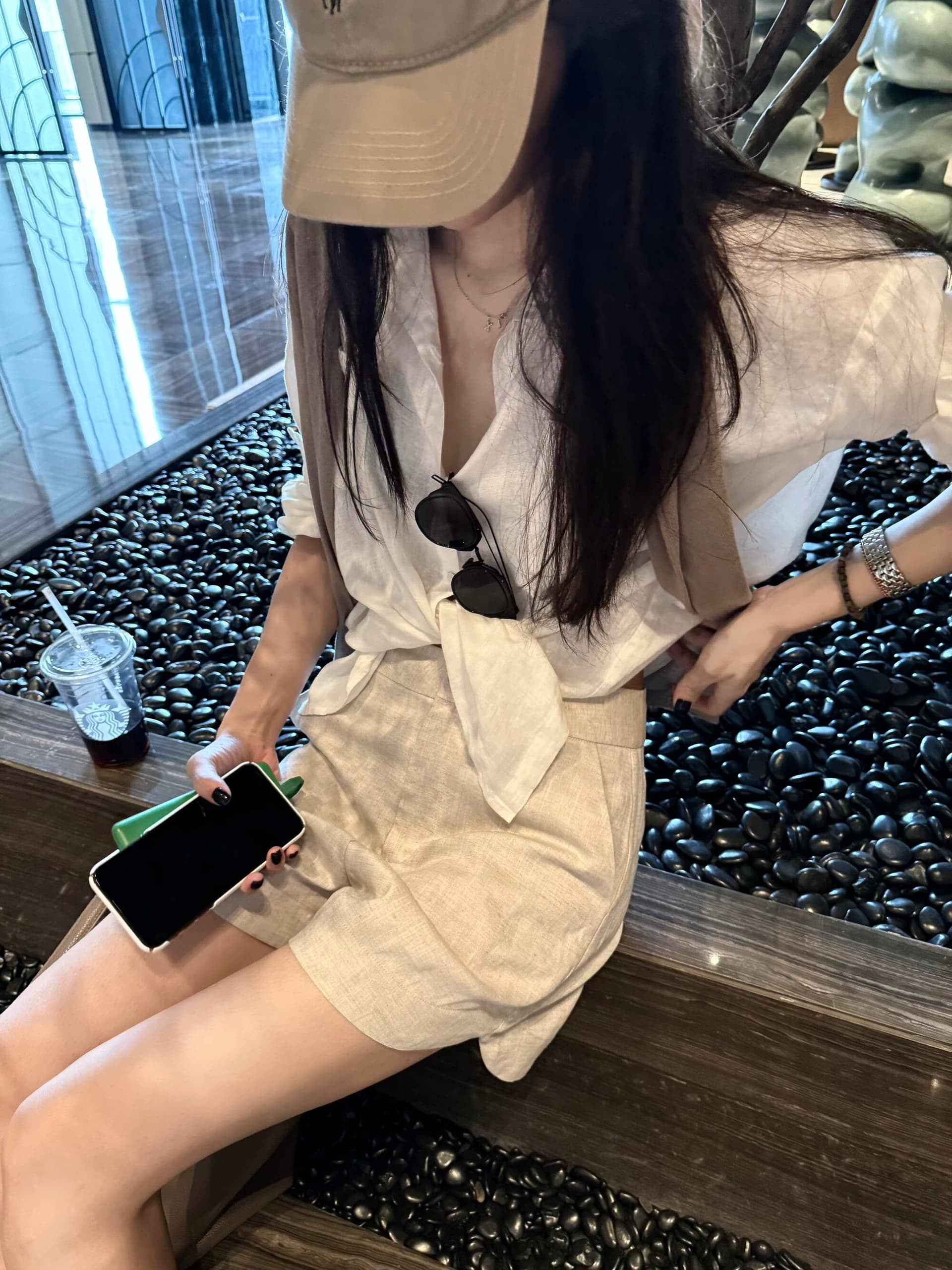 오래된 돈 아마 주간 실크 반바지 포괄적 인 매우 강함 이미지 3