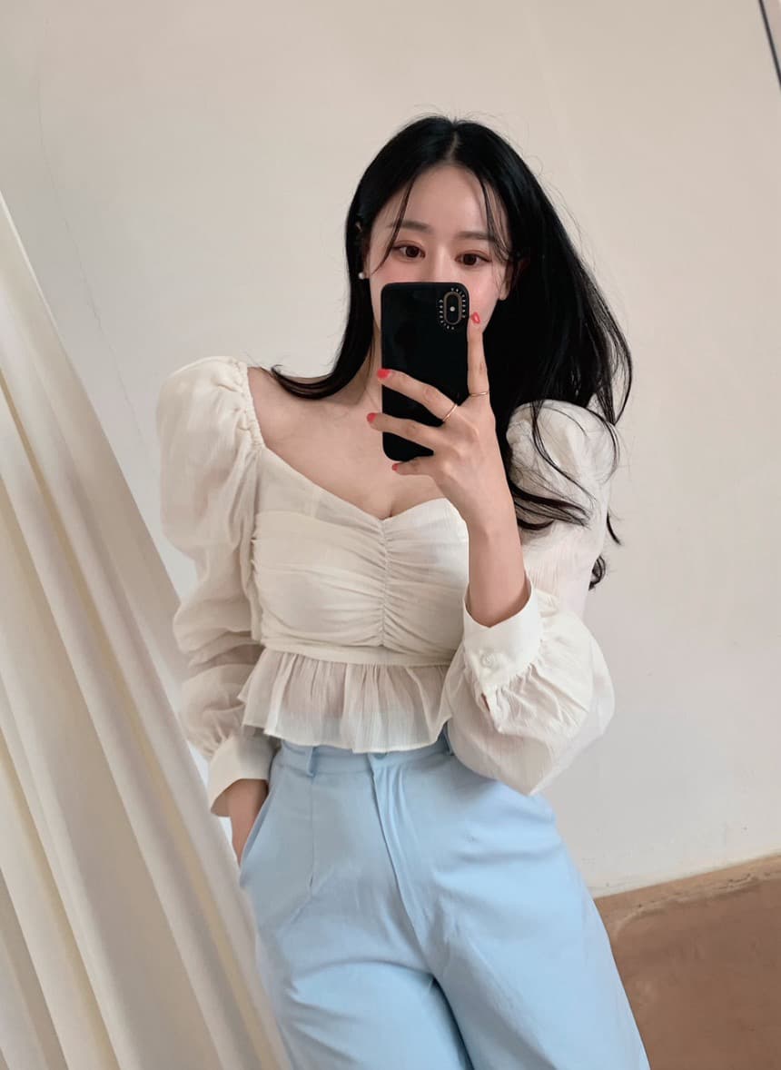 지금 품격 거품 소매 연령 감소 다용도 셔츠 상세 이미지 20