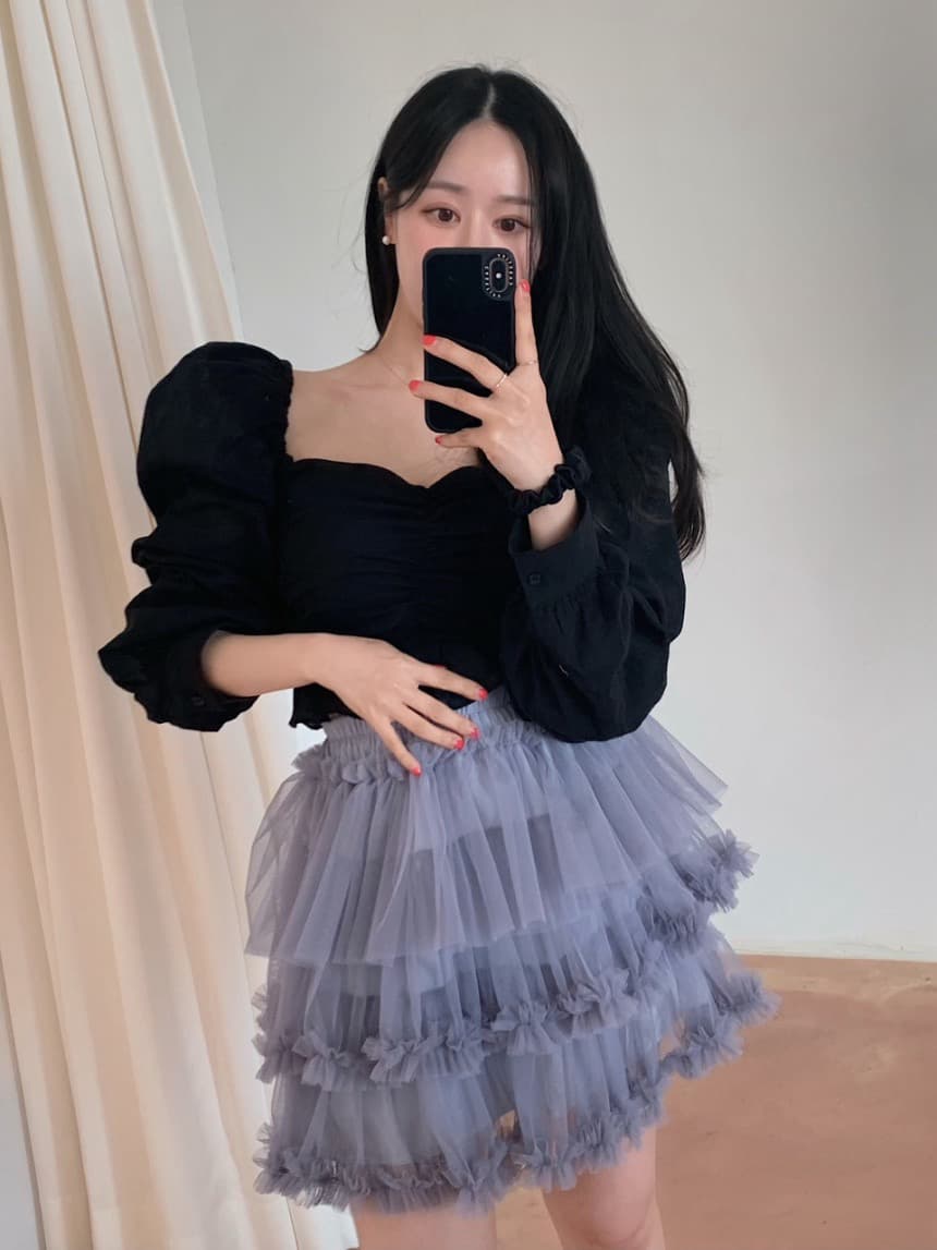 지금 품격 거품 소매 연령 감소 다용도 셔츠 상세 이미지 32