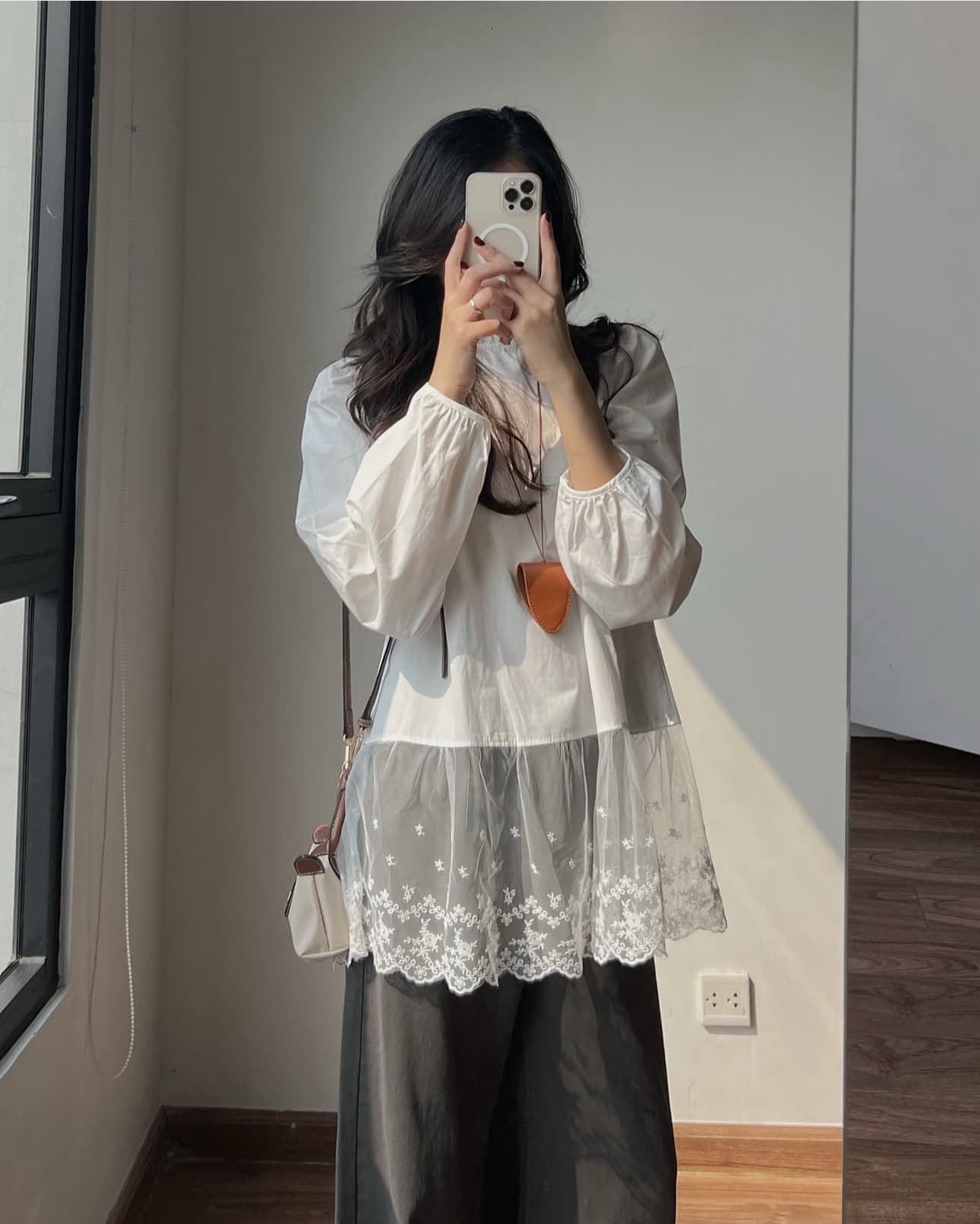 지금 작은 대중 품격 레이스 패치워크 다용도 맨위