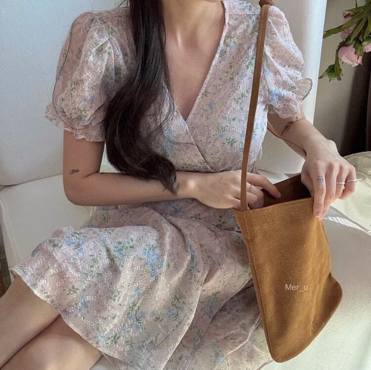 재고 있음 달콤함 품격 우아함 레이스업 허리 수축 드레스 상세 이미지 2