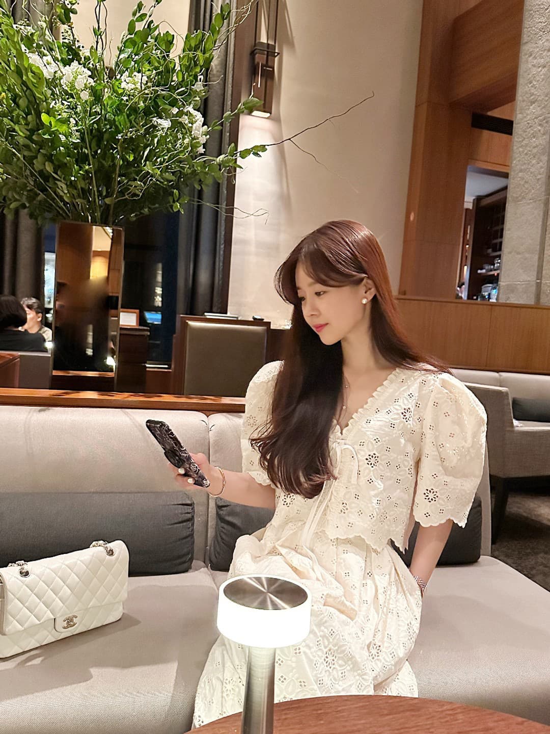 재고 있음 품격 레이스 자수 패션 세트 상세 이미지 30