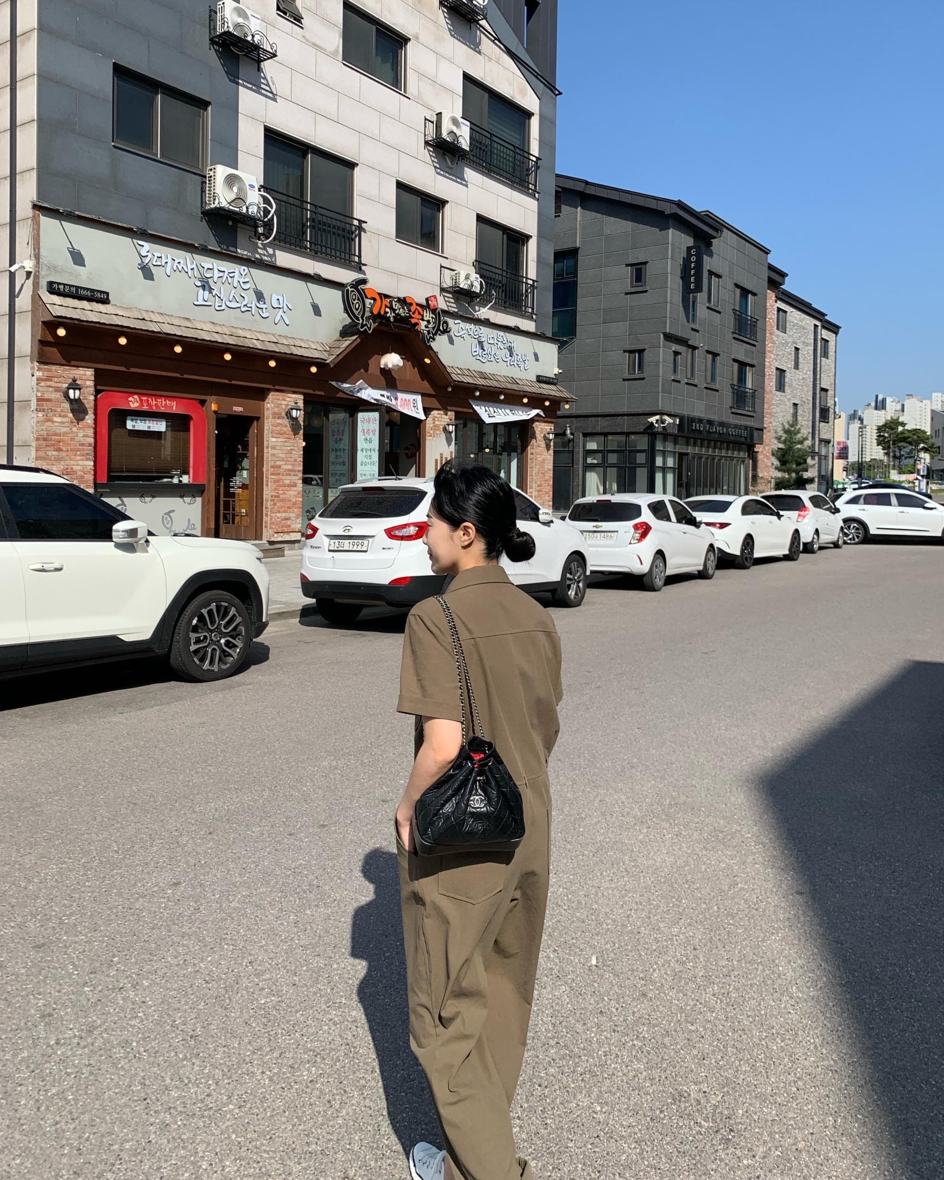 재고 있음 작은 대중 품격 연령 감소 올인원 바지 상세 이미지 24