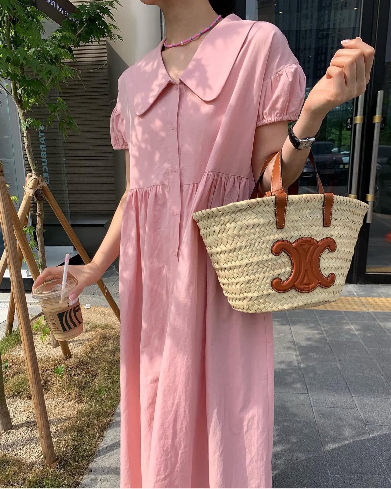 재고 있음 작은 대중 품격 베이비 칼라 연령 감소 드레스