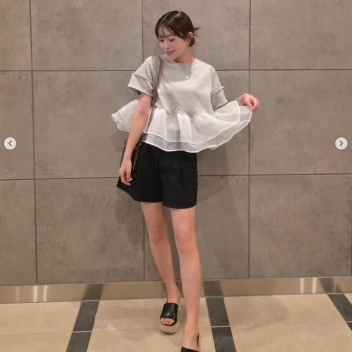 국경 간 대외 무역 수출 일본식 달콤함 연령 감소 망사 프릴 패치워크 반팔 티셔츠 인형 셔츠 짧은 맨위 여성 상세 이미지 18