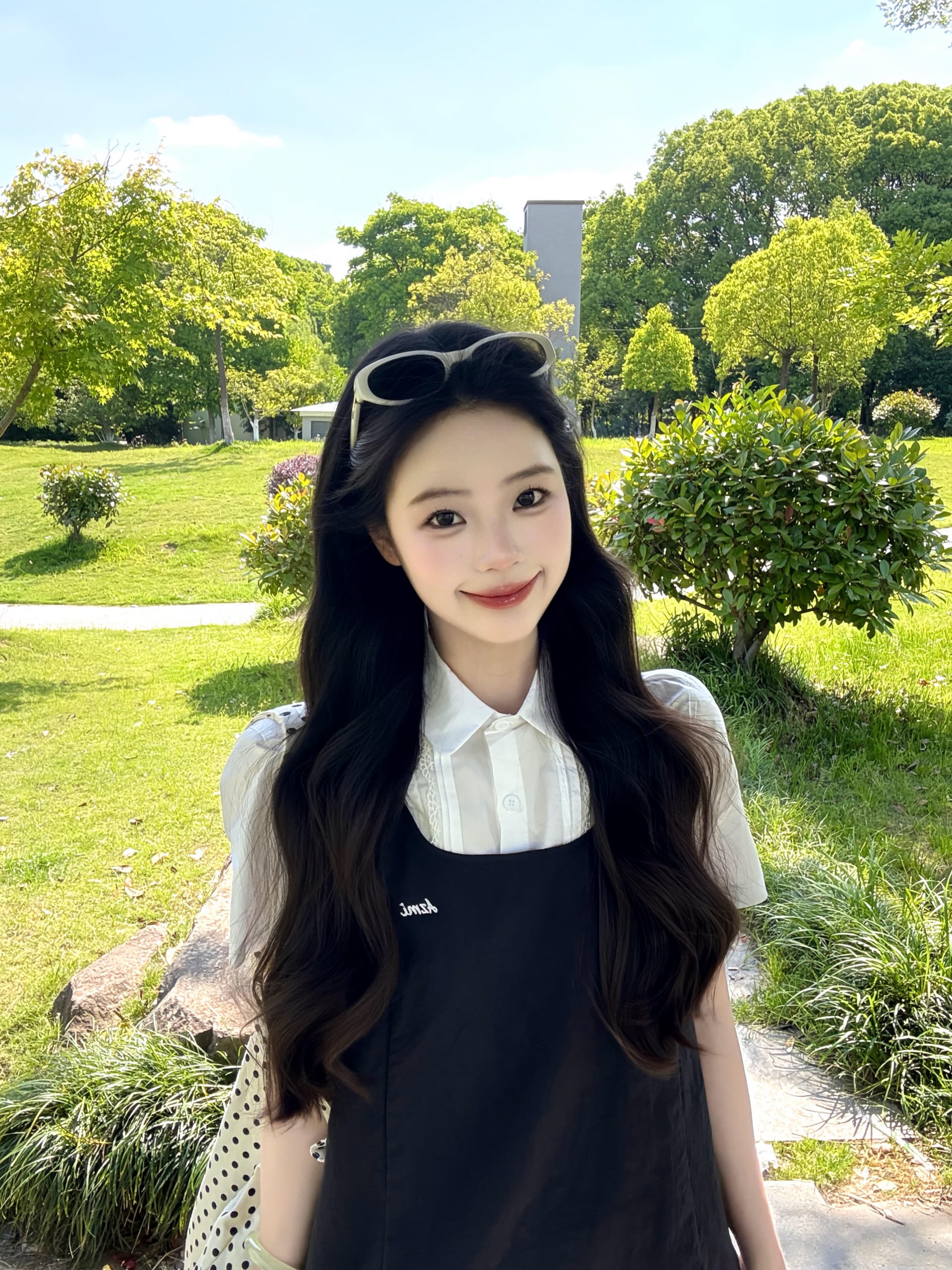 미니멀리즘 자수 miu 부서 슬립 여성 드레스 여름 새로운 루즈핏 슬림해 보이는 다용도 한 마디 조끼 미니 스커트 상세 이미지 2
