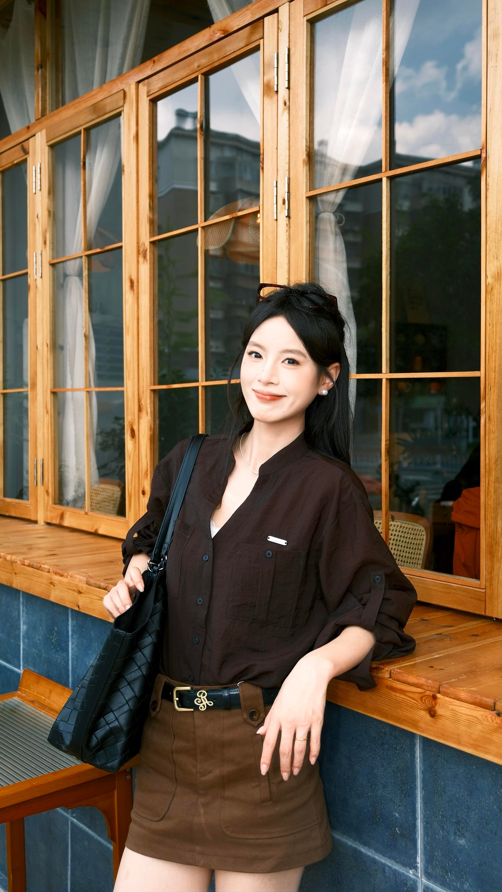 고급 센스 오래된 돈 바람 셔츠 여성 긴 소매 봄 가을 새로운 루즈핏 슬림해 보이는 캐주얼 다용도 셔츠 재킷 상세 이미지 1