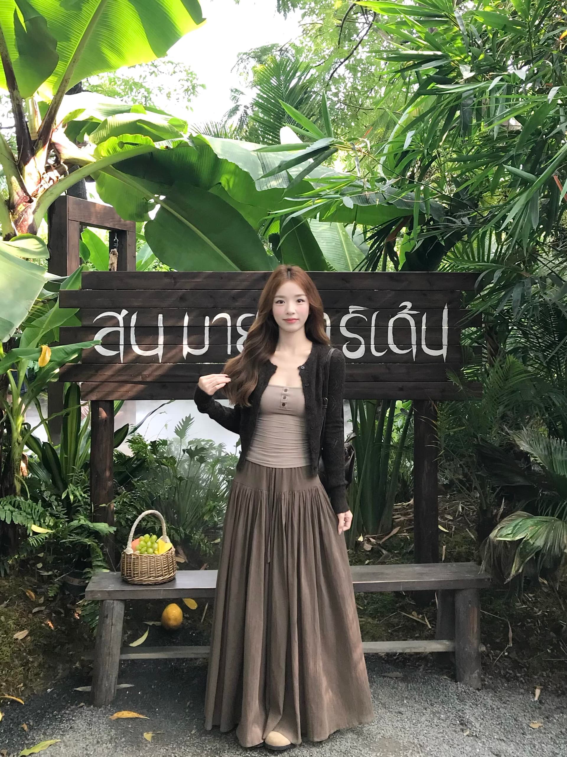 홀로우 아웃 긴팔 니트 오픈 가디건 얇은 여성 코트 니트 슬립 치마바지 상세 이미지 3
