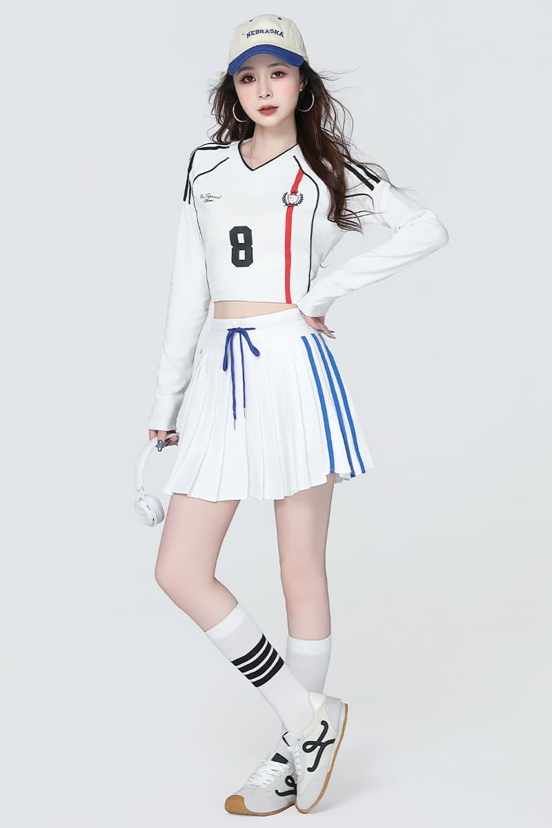 실사 치어 리더 여성 단체 성인 축구 아기 라 라 망할 노래 재생 중 공연 의상 무용 보디 빌딩 이미지 6