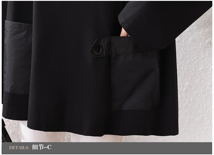 실사 2026 가을 의상 새로운 패션 미니멀리즘 루즈핏 종류 지방 mm 외국 가스 작은 셔츠 품격 슬림해 보이는 빅 사이즈 맨위 상세 이미지 24