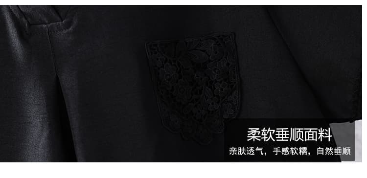실사 2026 여름 드레스 새로운 패션 미니멀리즘 루즈핏 종류 지방 mm 외국 가스 작은 셔츠 품격 슬림해 보이는 빅 사이즈 셔츠 상세 이미지 7