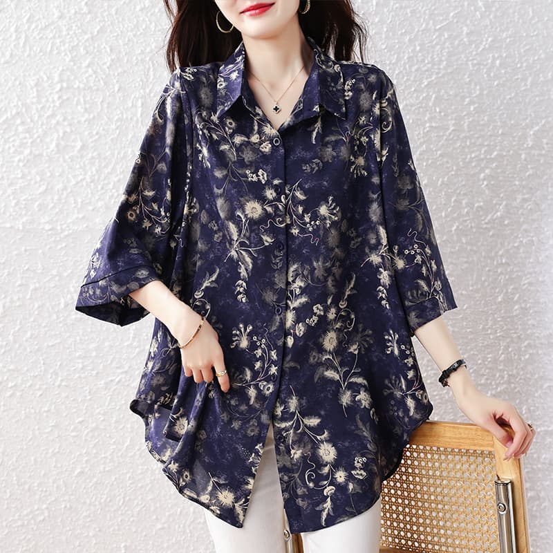 실사 2026 여름 드레스 새로운 패션 미니멀리즘 루즈핏 종류 지방 mm 외국 가스 작은 셔츠 품격 슬림해 보이는 빅 사이즈 맨위 이미지 2