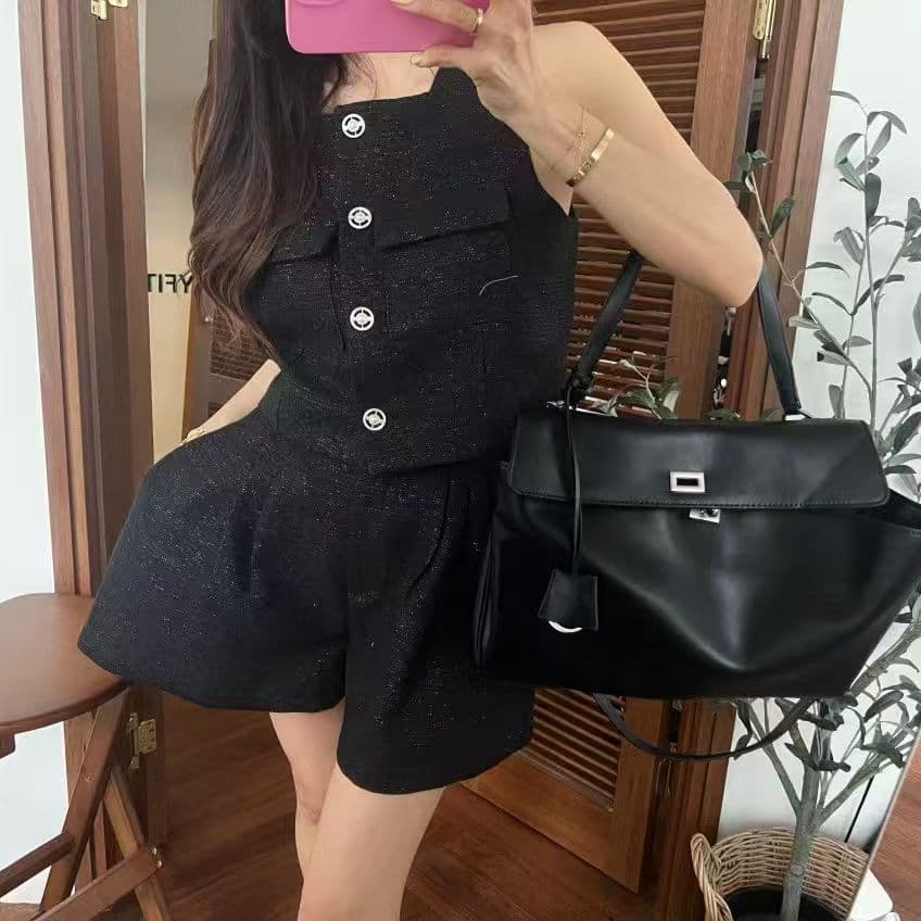재고 있음 작은 샤넬 스타일 세트 여성 이미지 3