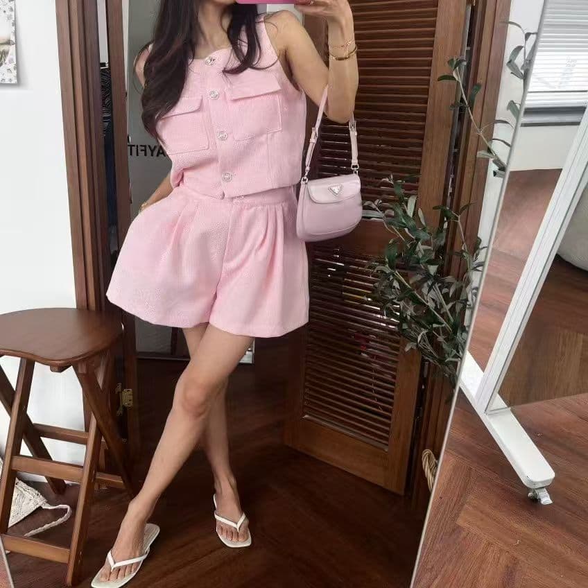 재고 있음 작은 샤넬 스타일 세트 여성 상세 이미지 2