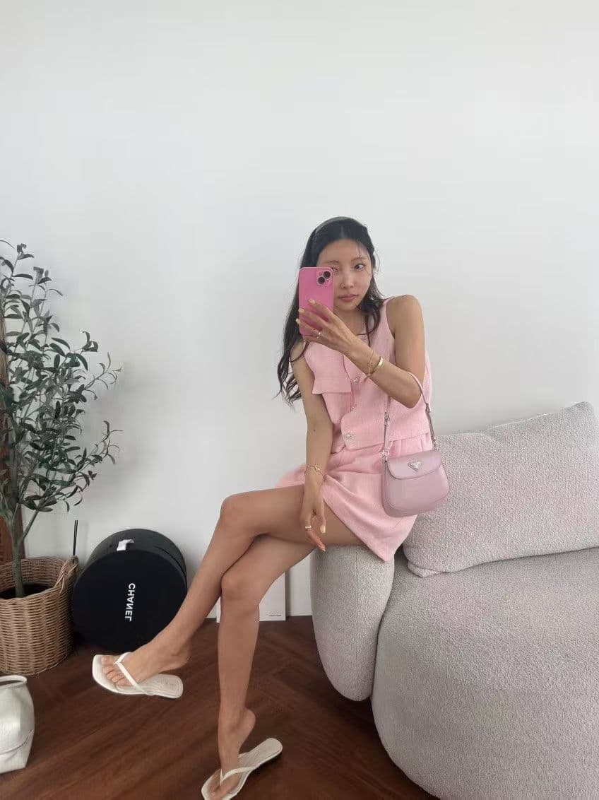 재고 있음 작은 샤넬 스타일 세트 여성 상세 이미지 3