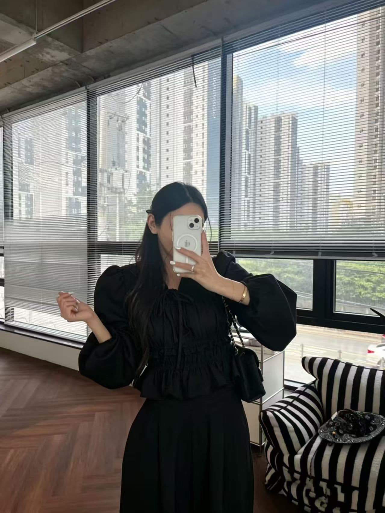 재고 있음 한 스타일 허리 수축 레이스업 캐주얼 세트 바지 이미지 3