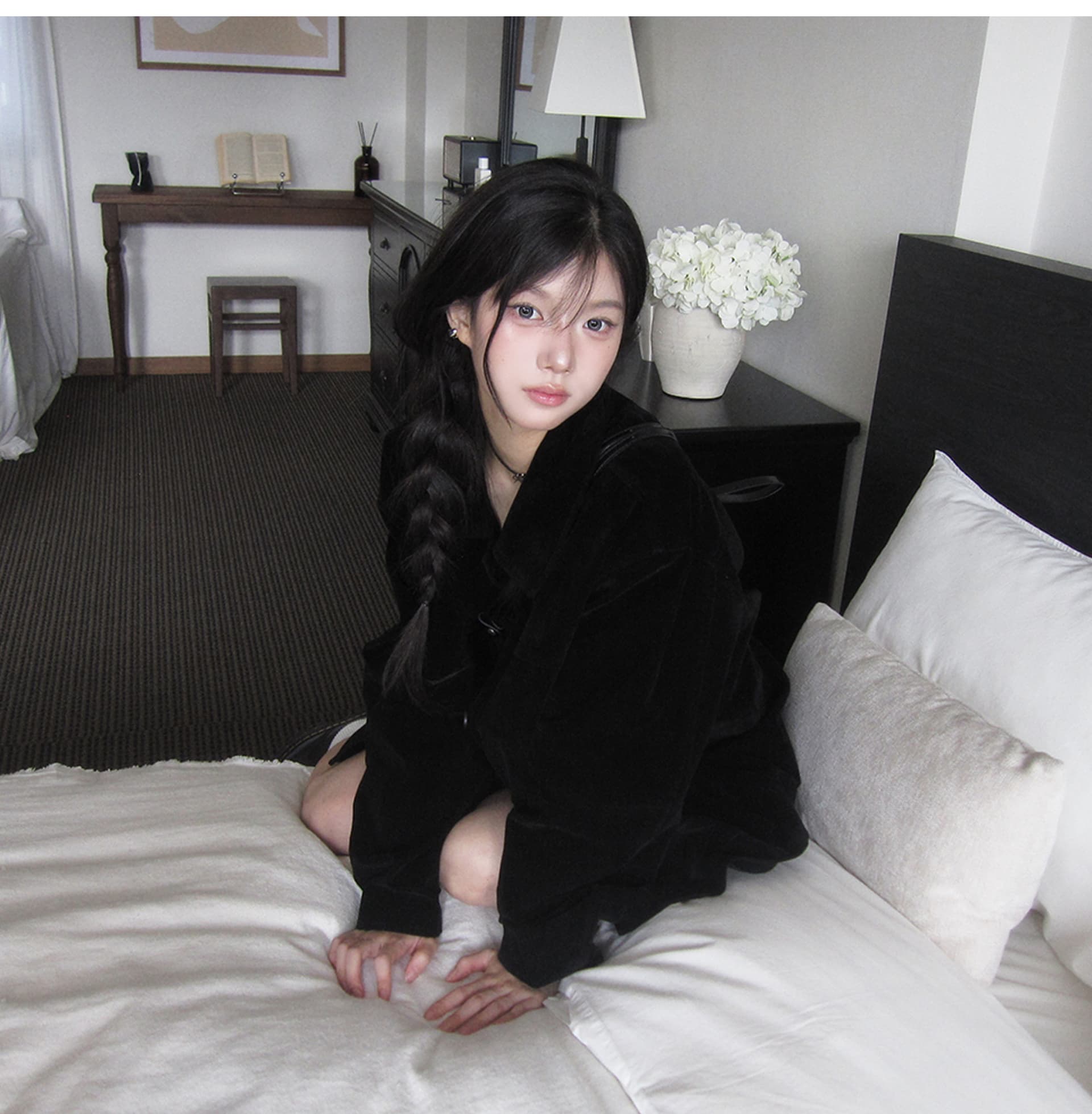 있음 선적 한국 스타일 chic 다용도 슬림해 보이는 재킷 재킷 상세 이미지 10