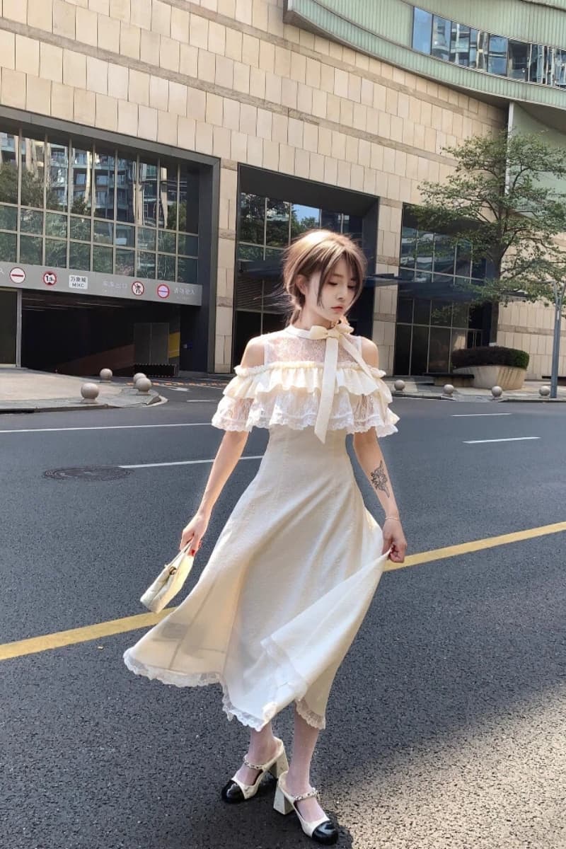 품격 파란색 불규칙 비스듬한 자르다 패치워크 스트랩 허리 수축 멜빵 드레스 패션 다용도 직업 신청 계절 작은 대중 섹션 이미지 3