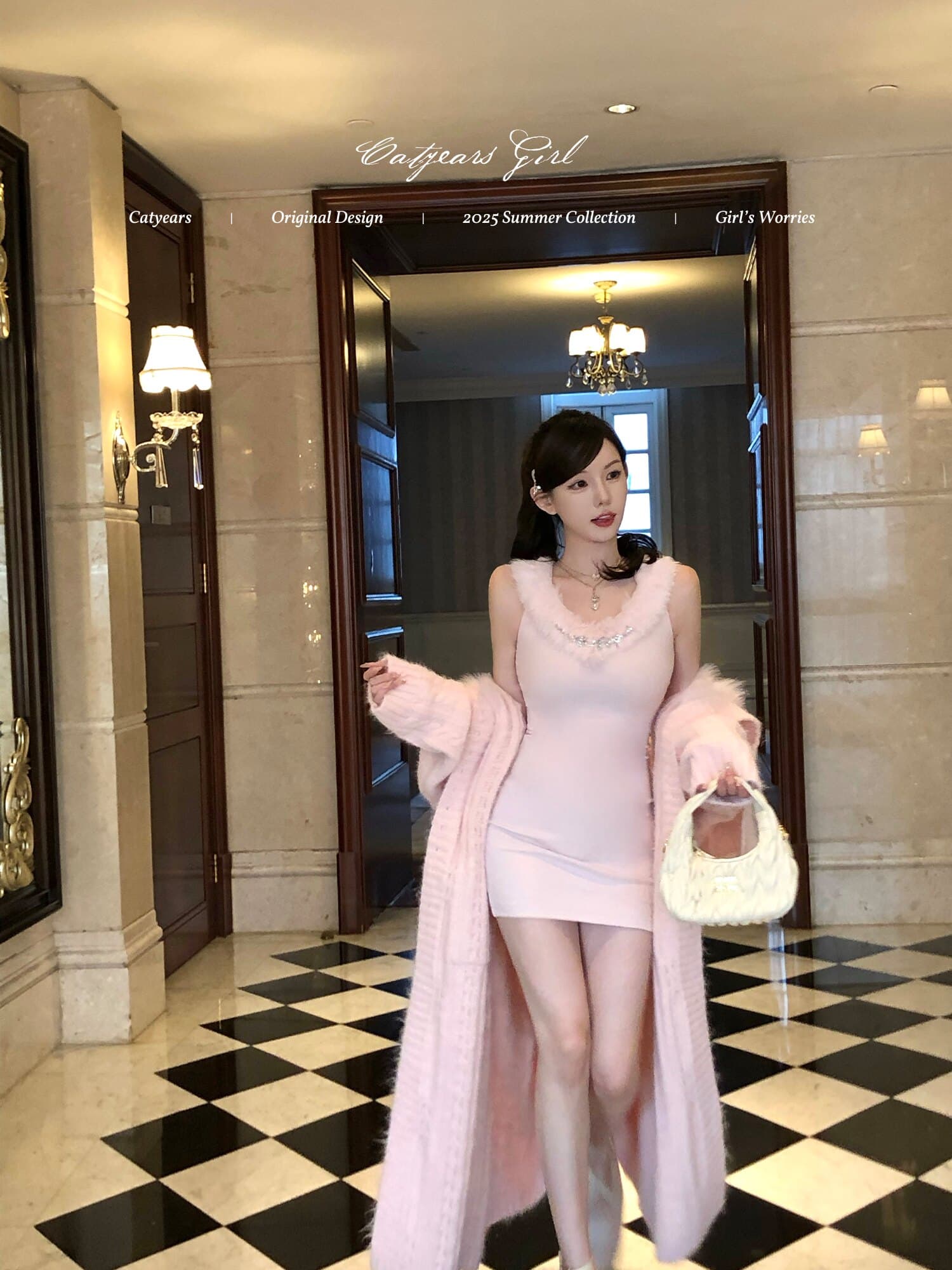 겨울 분위기 사실 여우털 빅 칼라 니트 대 이불 스웨터 상세 이미지 18