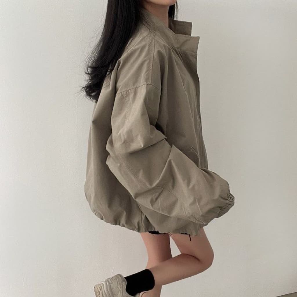 새로운 한국 스타일 루즈핏 야구 유니폼 bf 워크웨어 캐주얼 재킷 여자 학생 ins 트렌디 상세 이미지 7