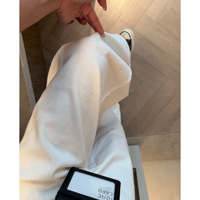 출퇴근 캐주얼 개성 넓은 다리 청바지 여성 봄 가을 새로운 루즈핏 패션 ins 트렌디 스트레이트 청바지 트렌디 이미지 3
